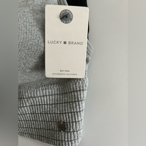 Lucky Brand 2pc Seamless Comfort Pull on Bra Set w/Double Straps Removable Pads - Picture 8 of 9